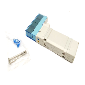 PLC SY5200-5U1 <span class=keywords><strong>2</strong></span>-позиционный 5-портовый Двойной электромагнитный клапан 24VDC промышленной автоматизации - Product Image 1