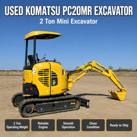 Vente Flash : Excavatrice sur chenilles Komatsu 20 d'occasion, 2 tonnes, système hydraulique complet, bon état, livraison rapide, expédition mondiale