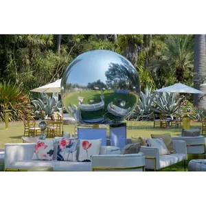 كرة ديسكو بمرآة عالية الجودة رائعة ومبهجة معلقة ذهبية كرة مرآة ديكور للحفلات الكبيرة