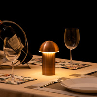 Lampe de table sans fil rechargeable en aluminium, vente en gros, indice de protection IP54, télécommande, pièce de décoration élégante pour la chambre à coucher