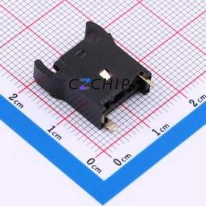 BS-12-A1BA001 Button & Strip Battery Connector Connector Battery Holder CR1220 Gold - Product Image 2