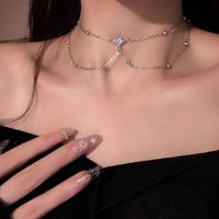 Personnalisé nouvelle mode corps chaîne collier bijoux Bikini Sexy 2024 luxe fête cristal gland strass sein corps chaîne femmes