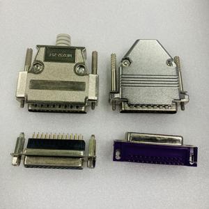 180 градусов прямой цинковый пылевой D-Sub металлический капот 25 P DB коннектор верхний входной крышки коннектор аксессуары для 25 Pind Sub коннектор - Product Image 4