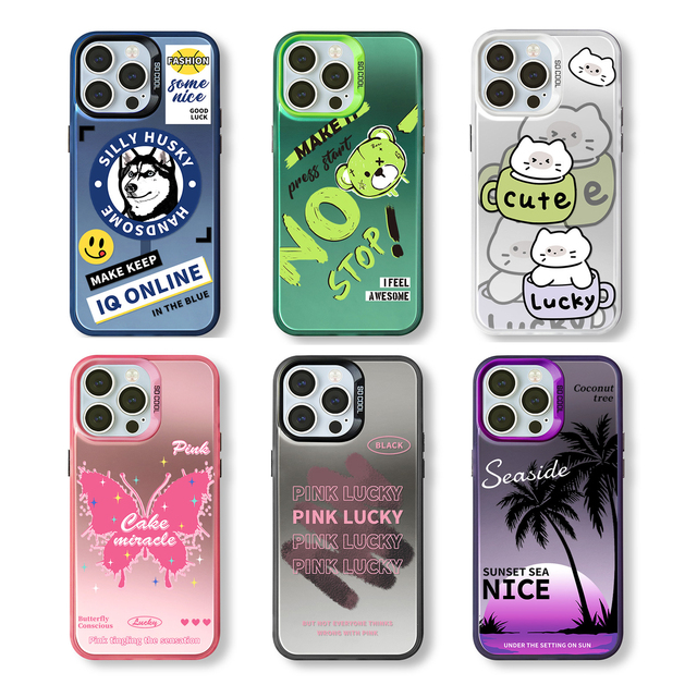 Custom Luxury Trending Elegant Design Cover UV Painting Printing Sublimation Mobile Phone Case for iPhone 11 12 13 14 15 Pro Max