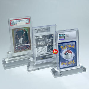 SHP ขายส่งอะคริลิคการ์ดยืนแสดงสำหรับ Pokemon TCG: <span class=keywords><strong>clefairy</strong></span> Hidden fates 39/68/Reverse Holo PS การ์ดปกป้องยืน - Product Image 2