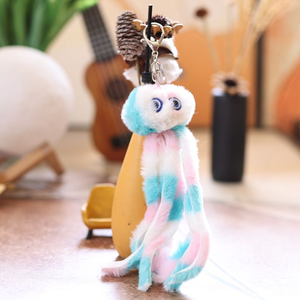 พวงกุญแจตุ๊กตาปลาหมึกน่ารักหลากสีสัน ของเล่นสัตว์ทะเลแบบตุ๊กตา สำหรับของขวัญส่งเสริมการขาย ขายส่ง - Product Image 5