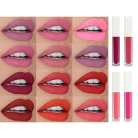 Lápiz Labial Líquido Mate de Alta Pigmentación, Nuevos Cosméticos, Morado, Rojo, Rosa, Rojo Nude, Lápiz Labial Líquido Mate