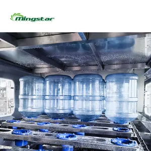 Automated 18 19 20 l Liter Barrel 5 Gallon Mineral Water Filling Line For Water Plant Machinery