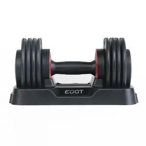 Manufactory Wholesale Adjustable Women's Dumbbell Core Rubber Encased Exercise Equipment for Gym Use