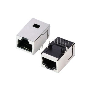 1 cổng 100/1000/2.5G/5G/10g Base-T CAT5E Cat5 Cat6 PCB xếp chồng lên nhau <span class=keywords><strong>RJ45</strong></span> mạ Vàng DC 5V Ethernet kết nối - Product Image 3
