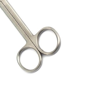 Tijeras Quirúrgicas Manuales RWS INSTRUMENTS, Curvas, Tipo Mayo Stille, Hojas Biseladas de 7.2cm, Puntas Redondeadas, Acabado Bicolor, Uso ORL, Personalizadas - Product Image 3