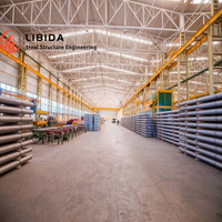 Estructura Metálica Prefabricada para Almacén/Taller/Hangar/Edificio de Estructura de Acero