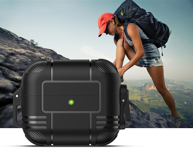 Top Quality Protect the Earphone Earphone Case for Airpods 1 2 3 Pro Shockproof Case With Safe Lock for airpods 4
