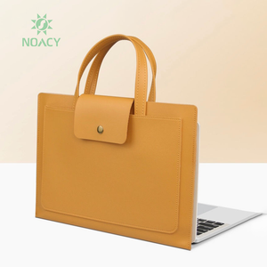 BSCI biểu tượng tùy chỉnh văn phòng thời trang túi xách máy tính xách tay cặp cho nam giới máy tính Túi PU da máy tính xách tay Túi Tay áo trường hợp - Product Image 1