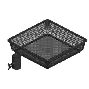 Comedero para pájaros moderno de metal, rectangular, pequeño, duradero, para patio exterior, modelo TJ 041 - Product Image 2