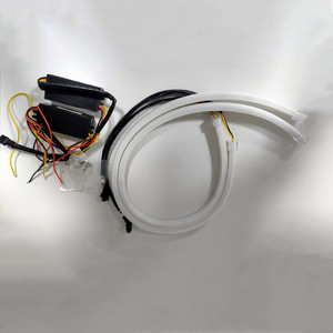 85cm trắng/vàng mềm LED Strip linh hoạt ban ngày Chạy ánh sáng cho xe đèn pha trang trí ánh sáng - Product Image 2