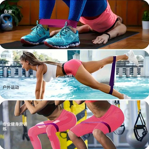 Bandes de Résistance Chanxi – Lot de 5 Bandes Élastiques en TPE pour Fitness, Yoga, Étirements, Squats et Remodelage des Fessiers – Unisexe - Product Image 3
