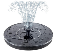 Fontaine solaire flottante moderne avec pompe efficace pour décoration de petits étangs et bains d'oiseaux
