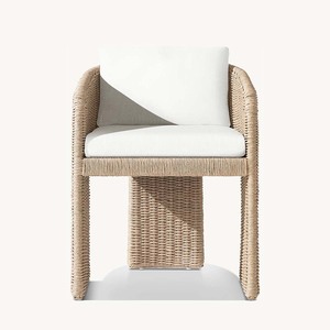 Ensemble de table et chaises de jardin en rotin moderne pour l'extérieur, idéal pour patio, école, entrepôt, hôtel, cuisine, cour et parc - Product Image 5