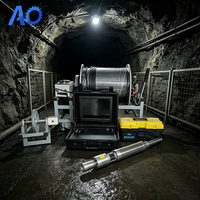 Caméra d'inspection de puits profonds pour études géotechniques, inspection jusqu'à 1000 m de profondeur, système de montage rapide, durable, fiable, double vue, grand angle