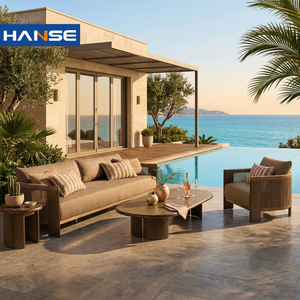 Set di Mobili da <span class=keywords><strong>Giardino</strong></span> in Alluminio Personalizzato per Villa, Set di Tavoli da <span class=keywords><strong>Giardino</strong></span>, <span class=keywords><strong>Sedie</strong></span> in Metallo e Alluminio - Product Image 3