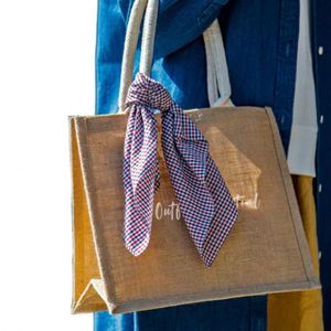 Wholesale Jute Tote <b>Bags</b> With Custom Printed Logo Jute Shopping <b>Bag</b> Reusable Natural Carry Jute <b>Bag</b> - Product Image 5