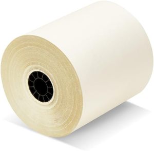 3 ''X 95 'Blanco/Canary <span class=keywords><strong>2</strong></span> <span class=keywords><strong>Ply</strong></span> Impresora de cocina sin carbón Rollos de recibos de caja registradora de papel para SP2000 UP389 480 220 250 - Product Image 4