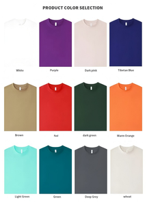 T-Shirt Oversize da Uomo con Collo Tondo, Spalle Cadenti, Maniche Corte, Stile Semplice ed Elegante, Vestibilità Comoda, Senza Logo, in Stock - Product Image 2