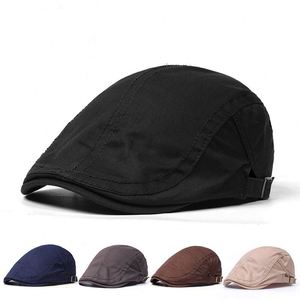 OEM Factory Wholesale Men's Cotton Cap Peaked <b>Ivy</b> <b>Hats</b> with Sublimation Pattern for Customized Designs - Product Image 1