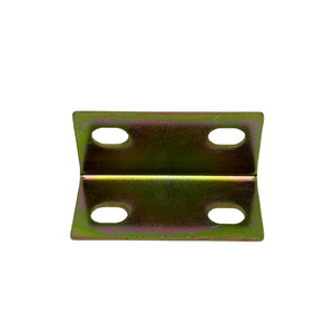 Soporte de esquina en forma de L de acero al carbono galvanizado de 7.6 cm para conexión de muebles y piezas de fijación, hierro angular - Product Image 3