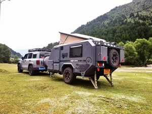 Mini Remolques <span class=keywords><strong>de</strong></span> Camping Todoterreno, Caravana Pequeña, Campers RV, Vehículo <span class=keywords><strong>de</strong></span> Expedición, Remolque <span class=keywords><strong>de</strong></span> Viaje Pequeño, Campers Caravana - Product Image 3