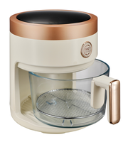 Friteuse à air numérique 3,5 L avec panier en verre, écran tactile, sans huile, multifonction, facile à nettoyer