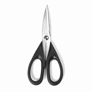 All purpose black stainless steel kitchen scissor high quality household scissors with soft grip handle