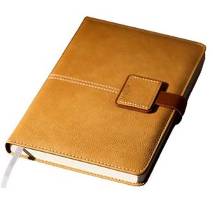 Carnet en cuir PU A5 pour cadeaux d'affaires, promotionnel, pour réunions de bureau, enregistrement des notes, carnet multicolore pour étudiants, avec fermoir magnétique - Product Image 1