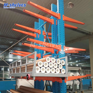 <span class=keywords><strong>Étagère</strong></span> industrielle d'entrepôt de <span class=keywords><strong>tube</strong></span> en métal de support en porte-à-faux de stockage de tuyau résistant - Product Image 6