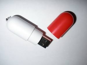 Usb 2.0 3.0 a forma di capsula di plastica Flash Drive fashion USB Memory Stick regalo promozionale - Product Image 4