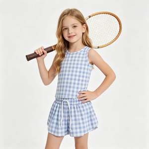 En Stock: Conjunto Deportivo Casual de Verano para Bebés Niñas, Top Rosa Fuerte y Shorts con Volantes, Ropa de Yoga para Hermanas, Ropa Deportiva Linda - Product Image 5