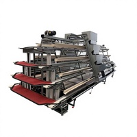 Nouveau système de cages automatiques de type H pour 50 000 poules pondeuses, équipement complet pour l'aménagement d'une ferme avicole, haute productivité, durée de vie de 18 ans