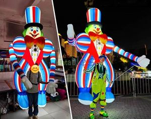 Marioneta de payaso inflable para exteriores Super <span class=keywords><strong>Circus</strong></span> Joker, marionetas inflables con luz led para desfile - Product Image 1