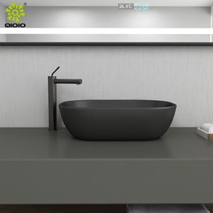 Grifo de Lavabo Mezclador de Agua Fría y Caliente de Acero Inoxidable 304, <span class=keywords><strong>Serie</strong></span> Exquisite, Negro Mate, Sin Plomo - Product Image 1
