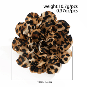 时尚手工布丝带面料大豹纹女胸针优雅女士派对穿其他饰品配件 - Product Image 6