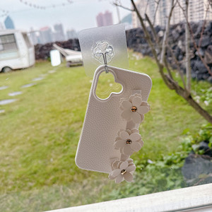 Custodia per telefono rigido in pelle Soft Touch per iPhone 11 12 <span class=keywords><strong>13</strong></span> 14 15 16 <span class=keywords><strong>Pro</strong></span> <span class=keywords><strong>Max</strong></span> 16E 3D Flowers cinturino da polso <span class=keywords><strong>Cover</strong></span> Girly - Product Image 2