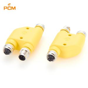 H-Splitter M12 <span class=keywords><strong>K</strong></span>-coded อะแดปเตอร์กำลัง5Pin Y Split เพศชาย-หญิง Coupler สำหรับอุตสาหกรรมอัตโนมัติ DeviceNet Fieldbus Motor IO - Product Image 1