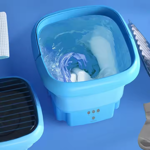Lavadora Plegable de 6L, Lavadora Portátil para Calcetines, Ropa Interior y Bragas, Lavadora Doméstica Retráctil de 3 Modelos con Función de Centrifugado - Product Image 5