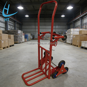 Carretilla de Mano Plegable para Subir Escaleras HT2023B de Estilo Europeo de Lujo, Tamaño Personalizable para Entregas en Varios Pisos - Product Image 1