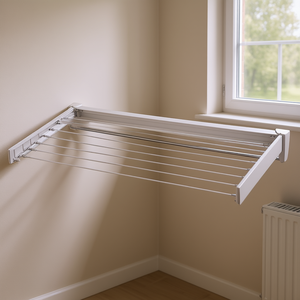 Secador de Pared Leifheit Telefix 100 Blanco, Tendedero para Uso Interior - Product Image 3