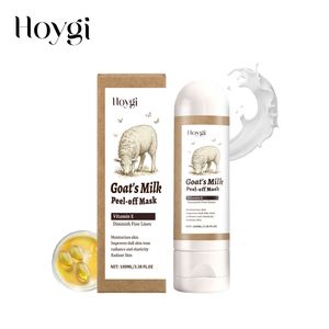 Masque peel-off au <span class=keywords><strong>lait</strong></span> <span class=keywords><strong>de</strong></span> chèvre et à la vitamine E HOYGI, hydrate en douceur, nettoie en profondeur, améliore l'élasticité, laisse la peau du <span class=keywords><strong>visage</strong></span> douce et éclatante - Product Image 1