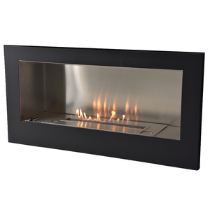 <span class=keywords><strong>Cheminée</strong></span> murale encastrée Bio Fuel <span class=keywords><strong>Cheminée</strong></span> <span class=keywords><strong>à</strong></span> <span class=keywords><strong>éthanol</strong></span> suspendue en acier pour le salon - Product Image 1