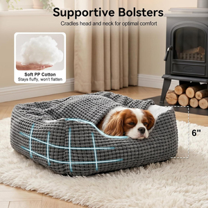 Lit orthopédique de luxe pour <span class=keywords><strong>chien</strong></span> 2026, <span class=keywords><strong>lavable</strong></span> <span class=keywords><strong>en</strong></span> <span class=keywords><strong>machine</strong></span>, <span class=keywords><strong>en</strong></span> laine ultra-douce, pour un sommeil profond et apaisant, <span class=keywords><strong>panier</strong></span> pour <span class=keywords><strong>chien</strong></span> - Product Image 3