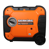 6000W Leiser 4-Takt Inverter-Generator mit Autostart und Fernstart, 50Hz 1-Phasig, Tragbare Notstromversorgung, CE EPA III Zertifiziert, 7h